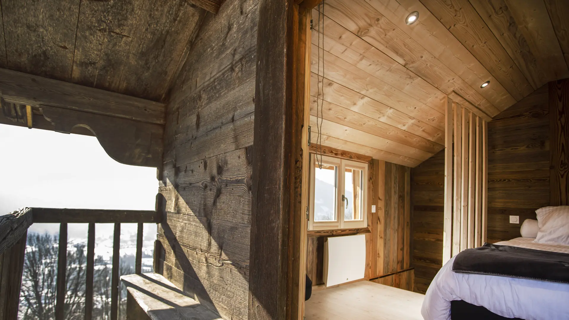 chambre dans le Mazot