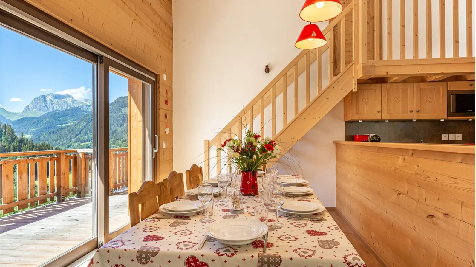 Salle à manger vue extérieur