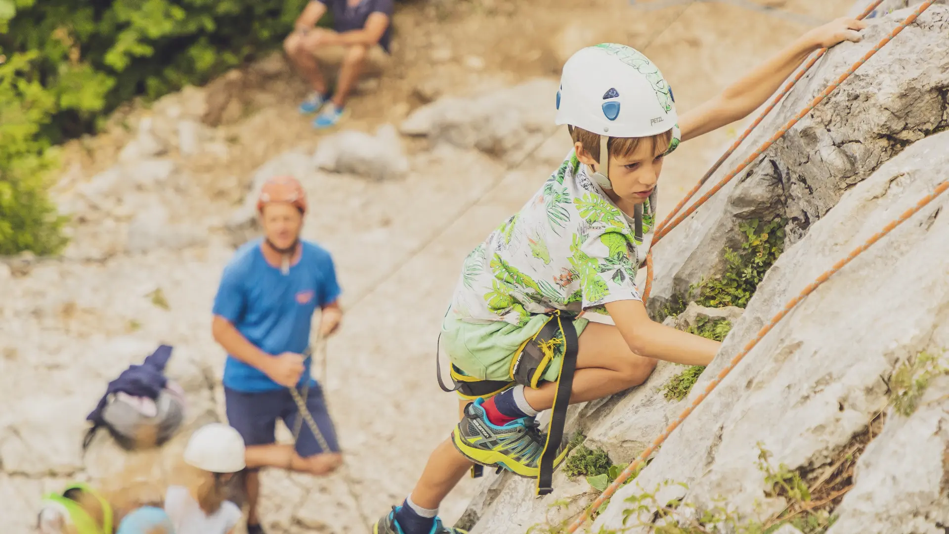 Stage d'escalade au Grand-Bornand pour les 5-7 ans