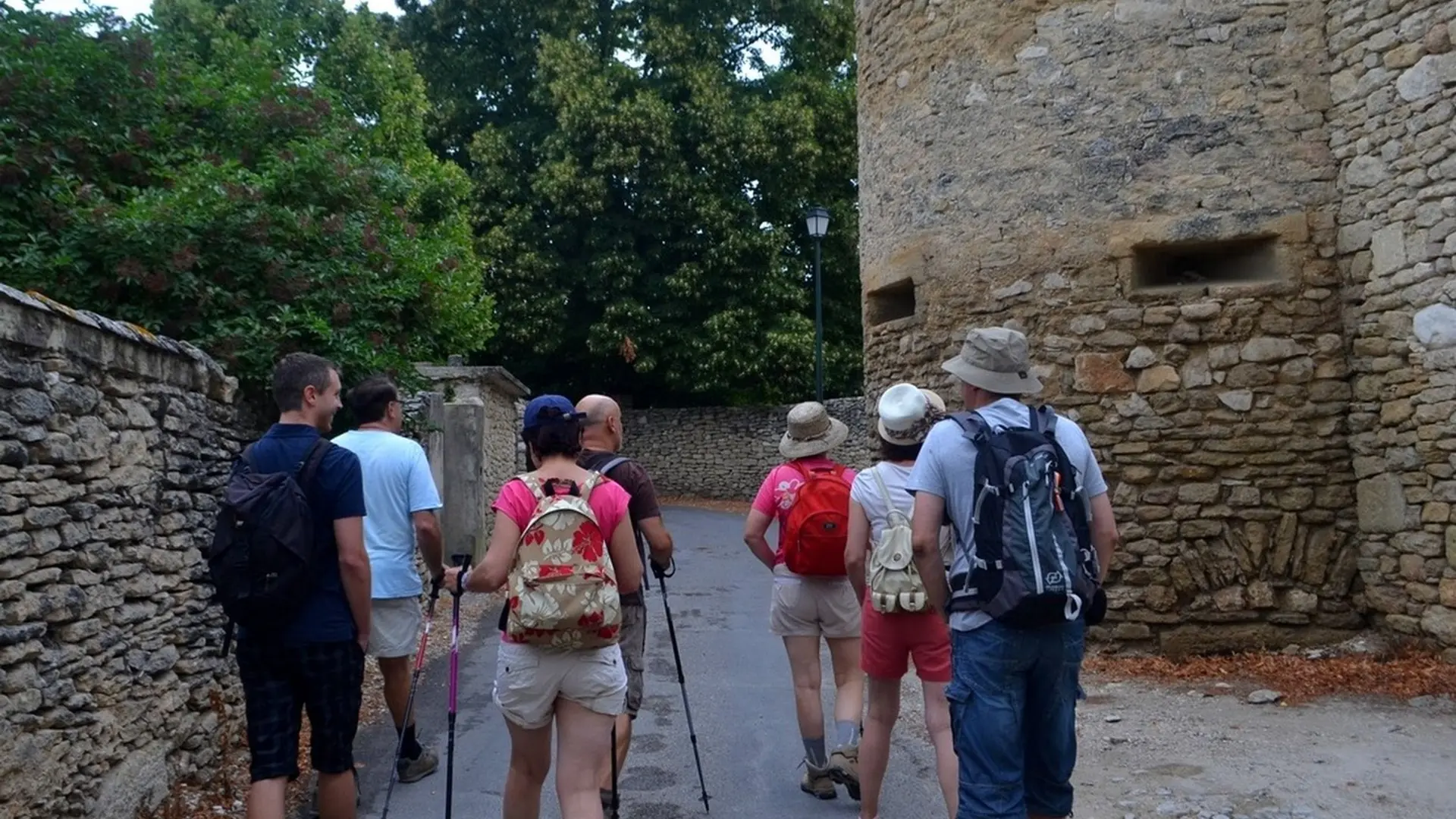 Remparts du Château de Cabrières-d'Aigues