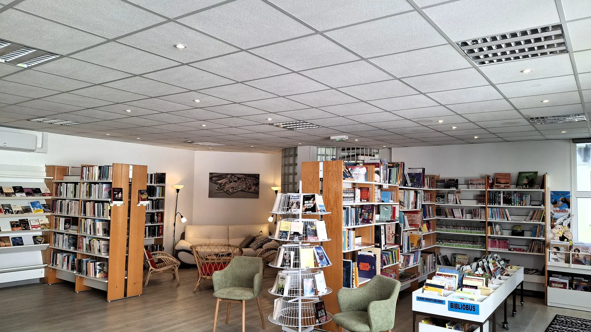 Intérieur de la Bibliothèque
