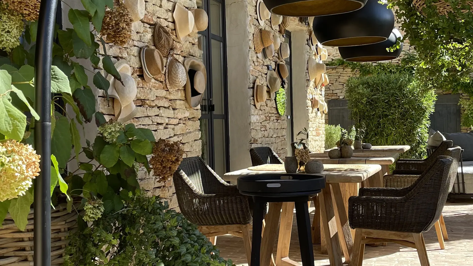 Terrasse petits déjeuners