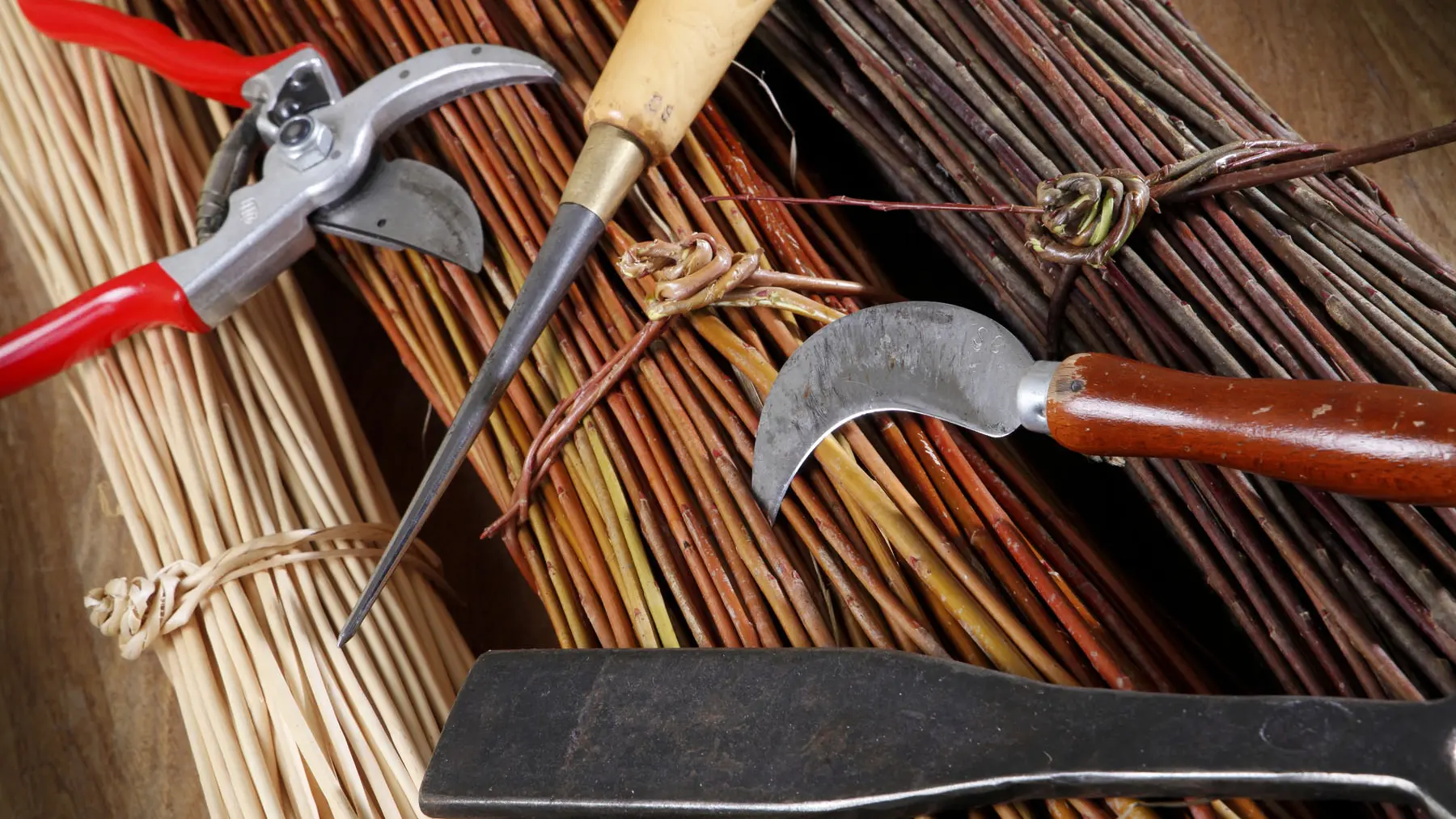 Stage de vannerie, Atelier Amarine