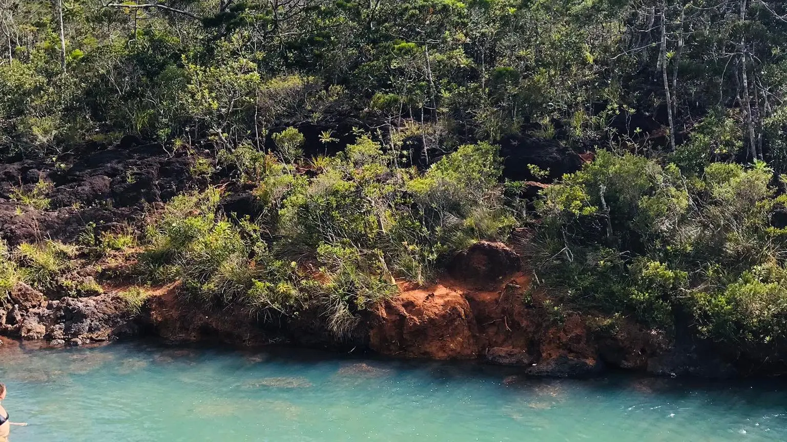 Le trou d'eau de prony est une oasis rafraîchissante !