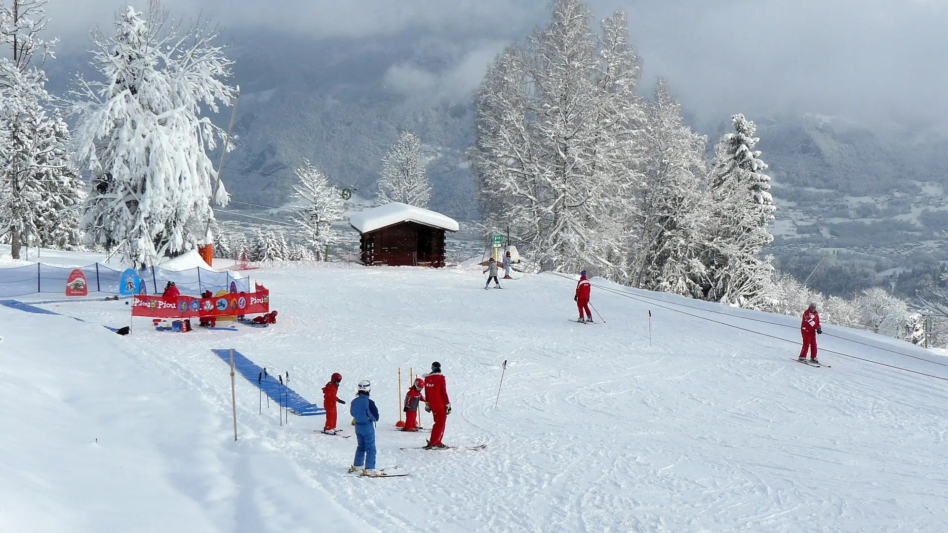 Espace des lutins, sur le domaine skiable de Cordon