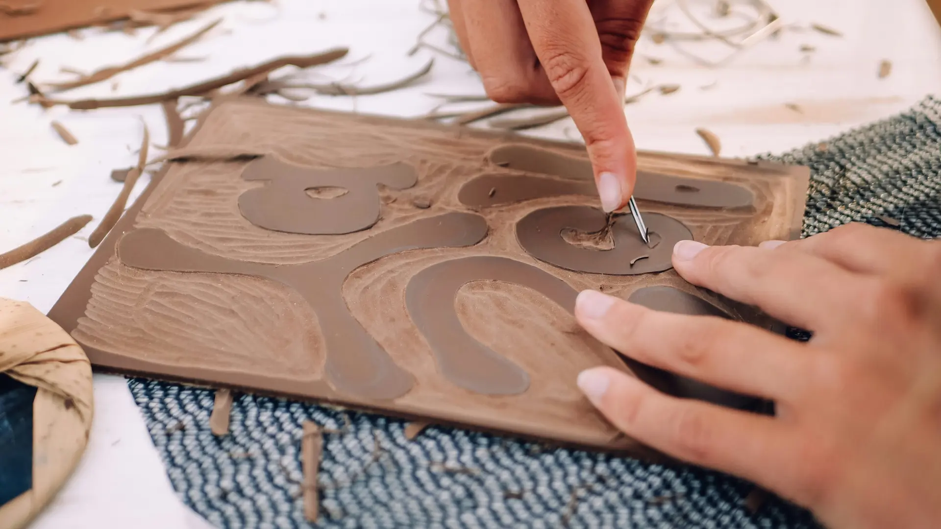 Atelier Linogravure à la Maison du Berger_Champoléon