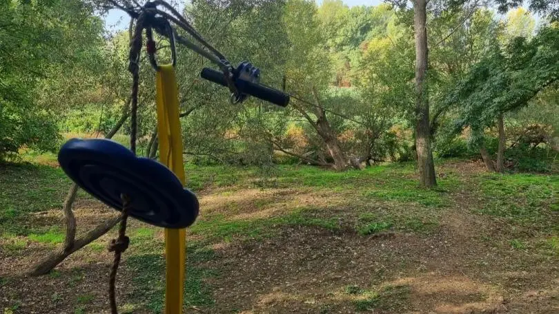 Tyrolienne pour enfants
