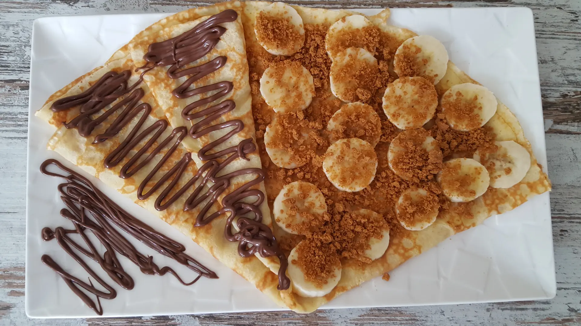 crêpe banane speculos