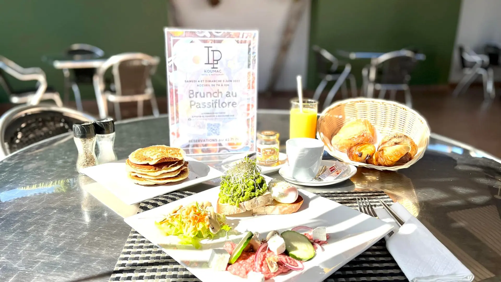 petit déjeuner, le passiflore, koumac, grand nord