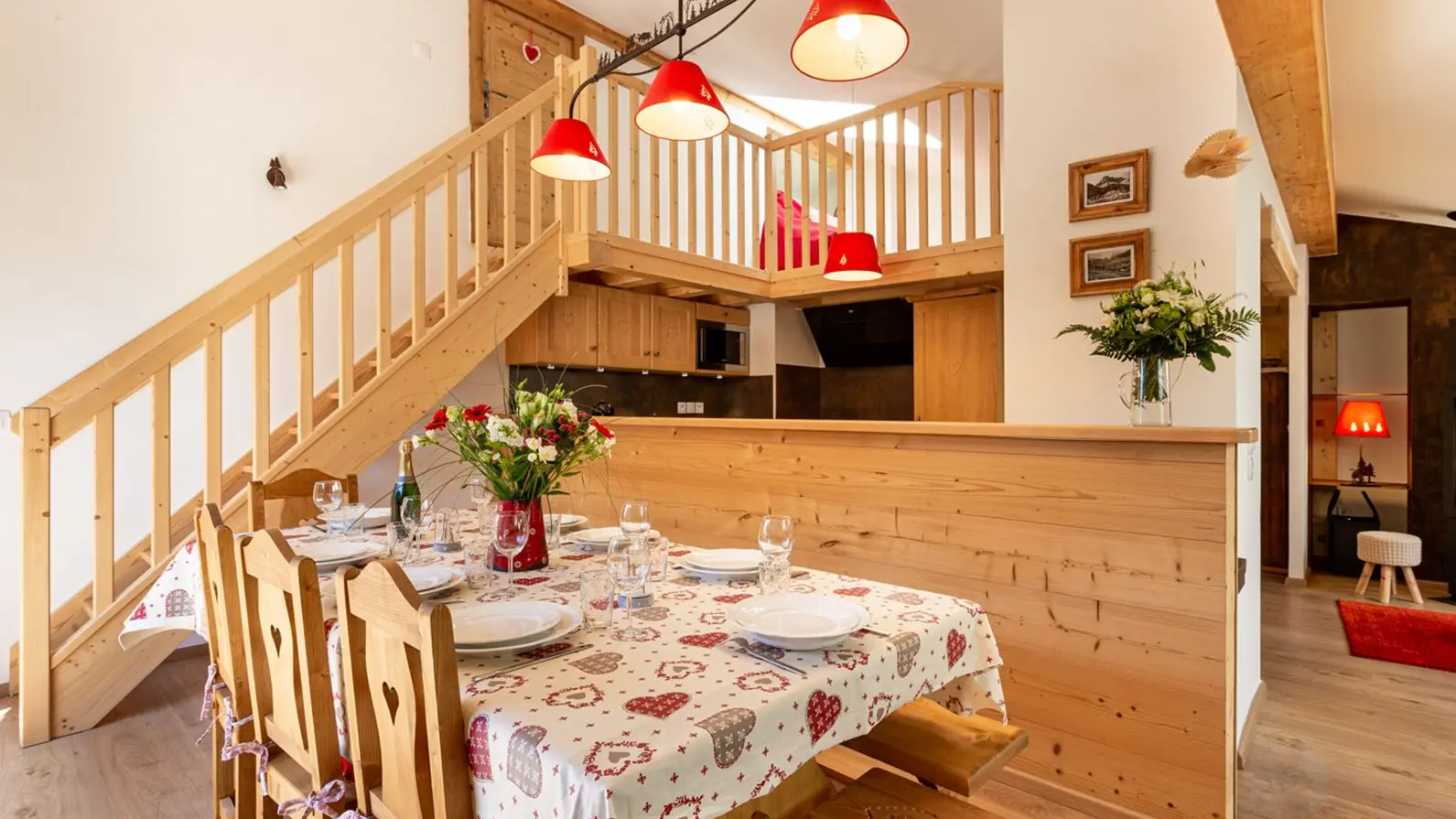 Salle à manger vue intérieur