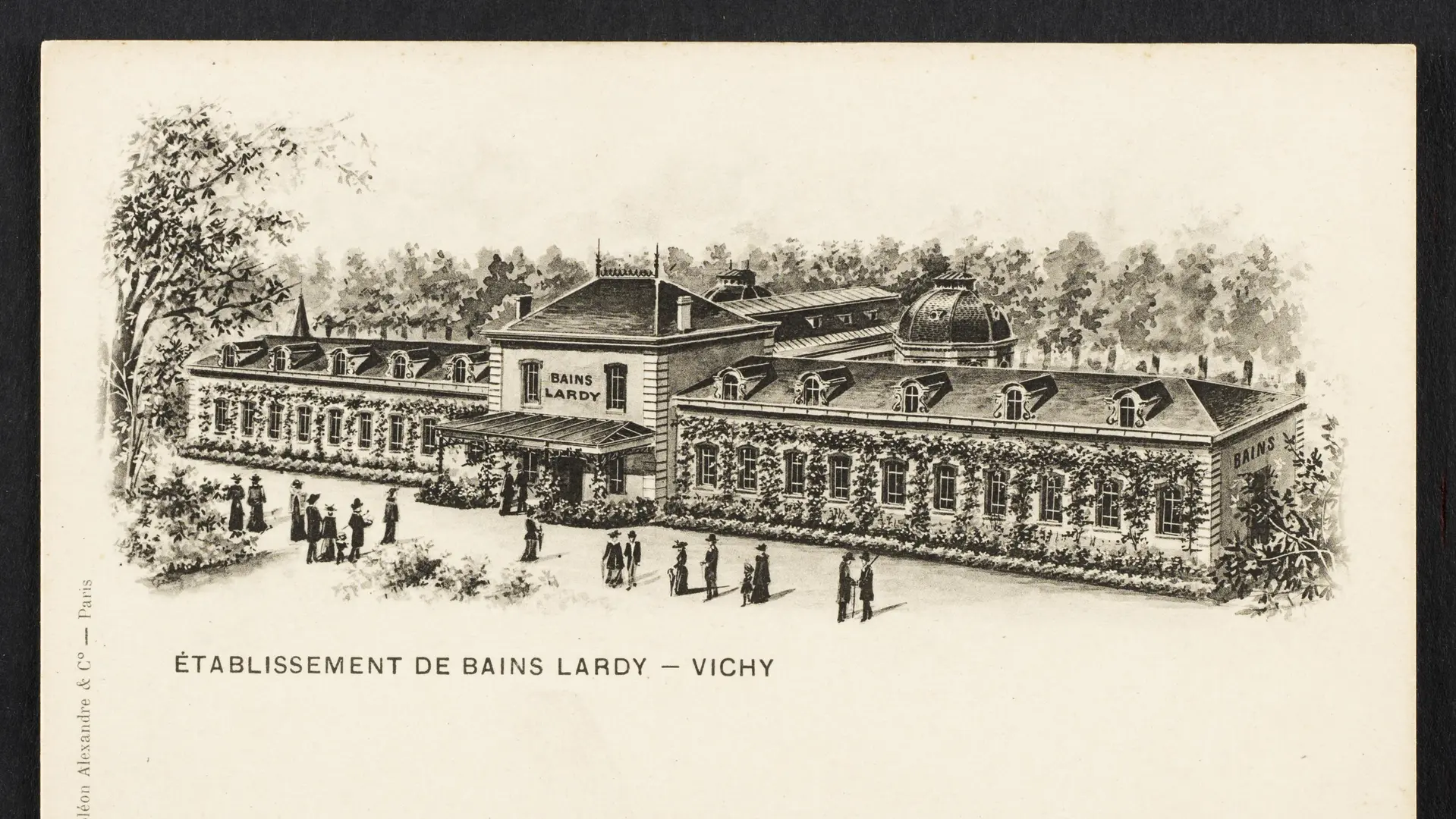 Carte postale, vers 1900