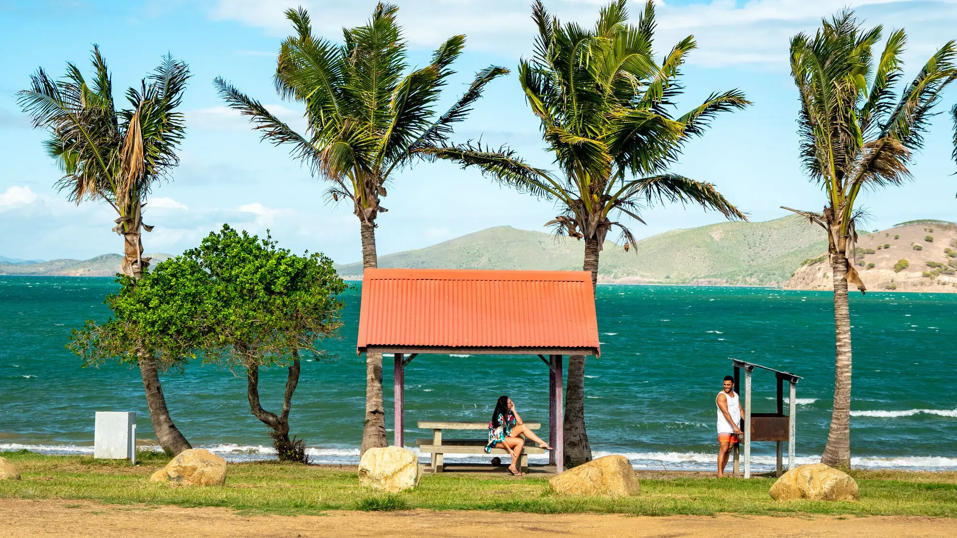 Aire aménagé - Camping de la plage de Bouraké