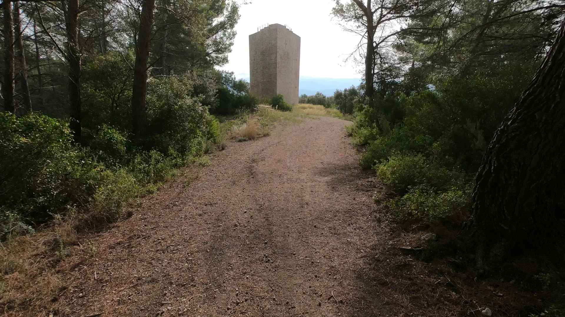Tour du Défens vue du sentier