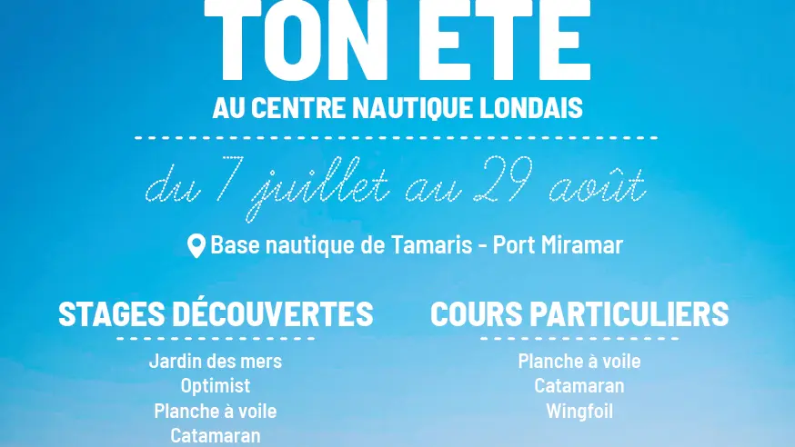 Centre Nautique Londais -  cours et stages de voile_La Londe-les-Maures