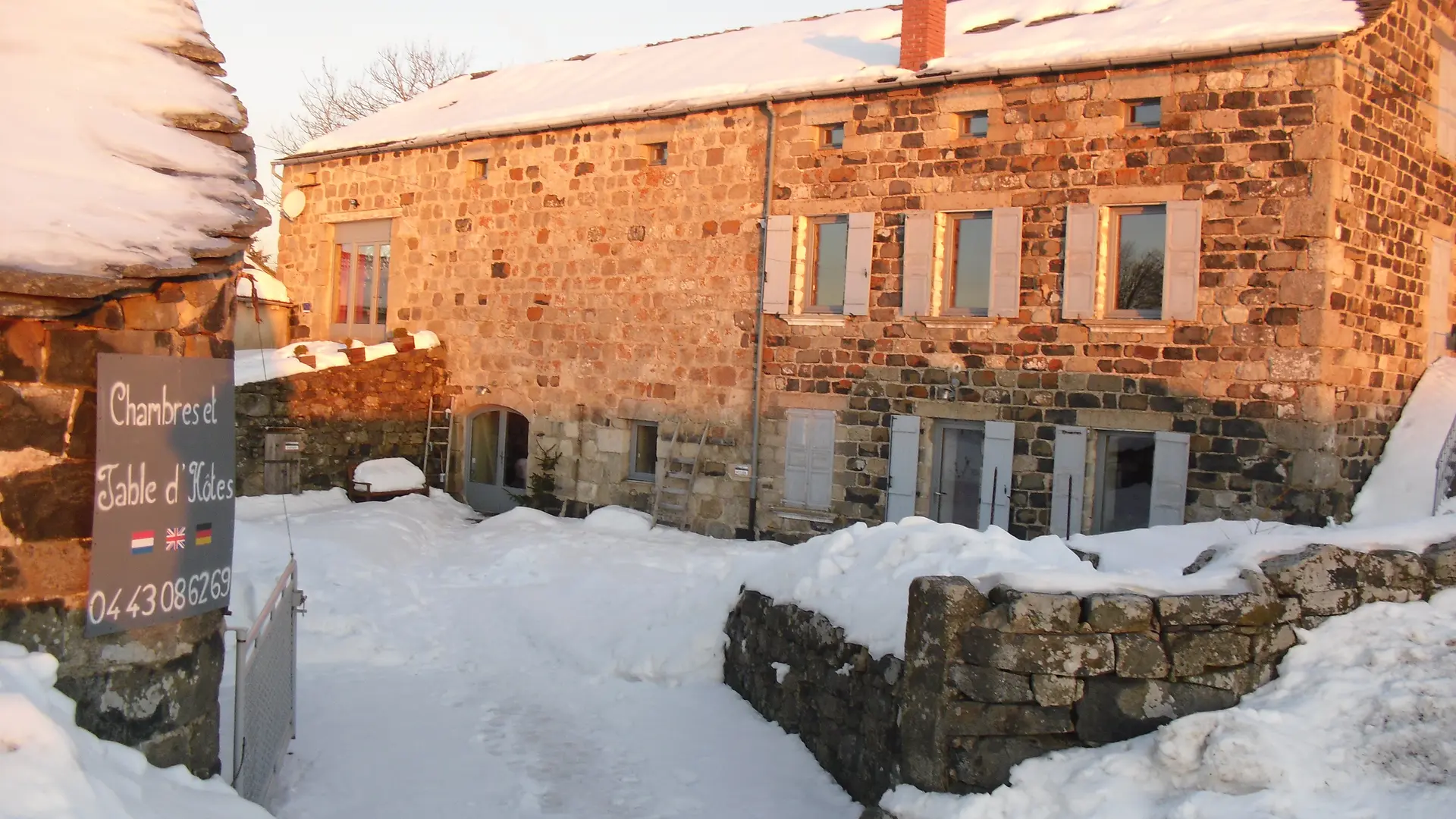 pendant les mois d'hiver