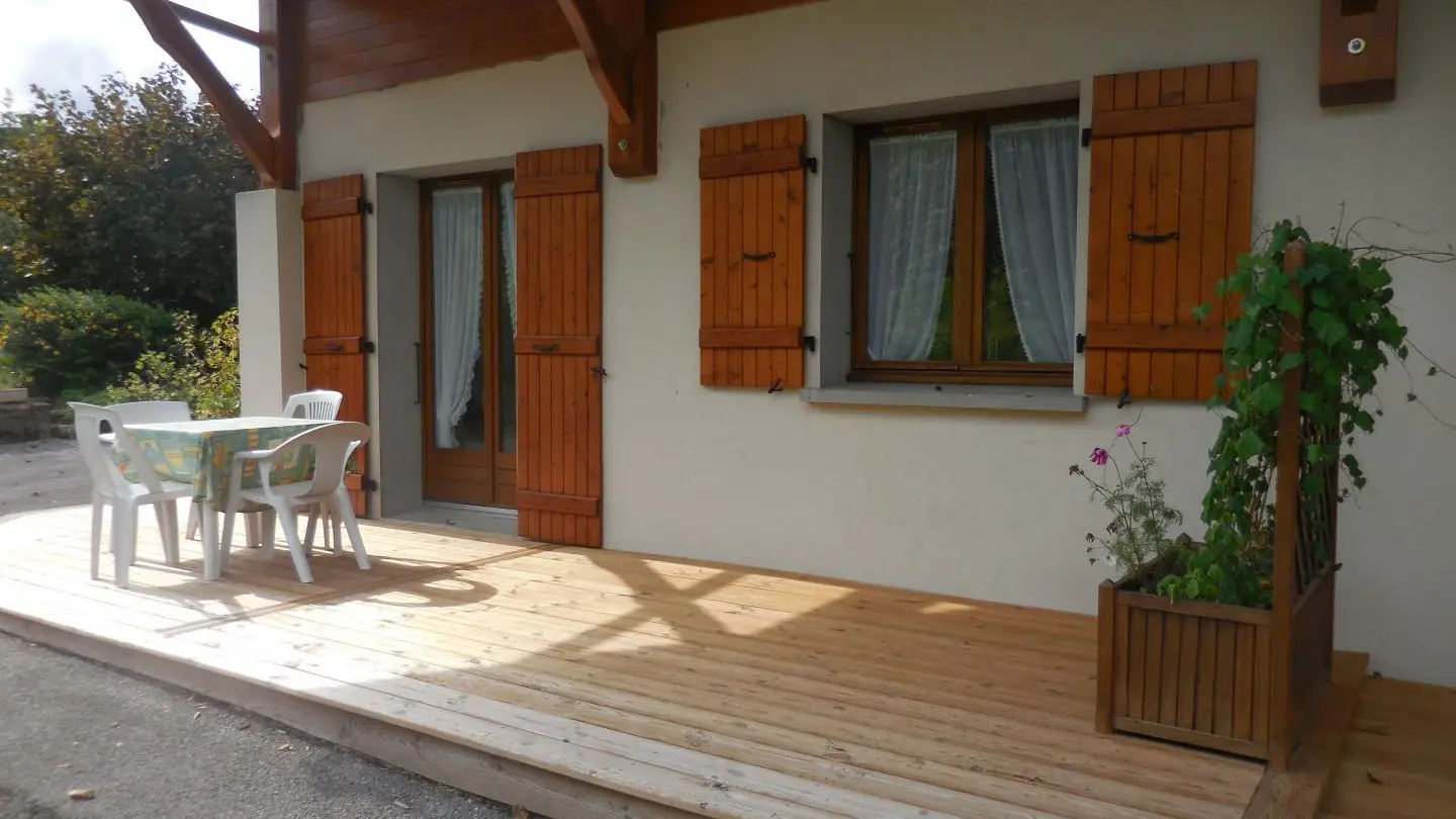 terrasse est :chambres