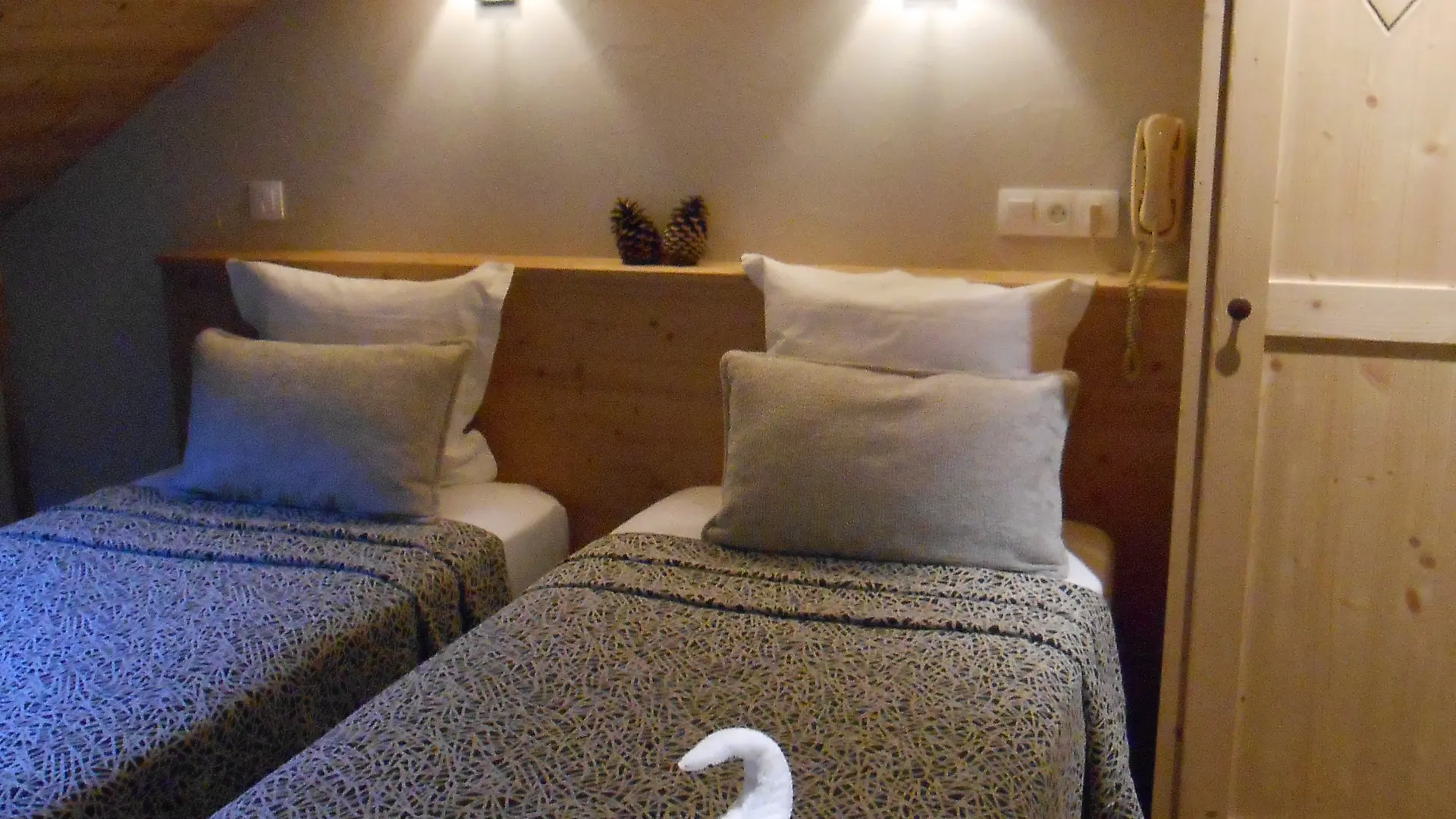 Appart'hôtel à l'hôtel de l'Hermitage - chambre