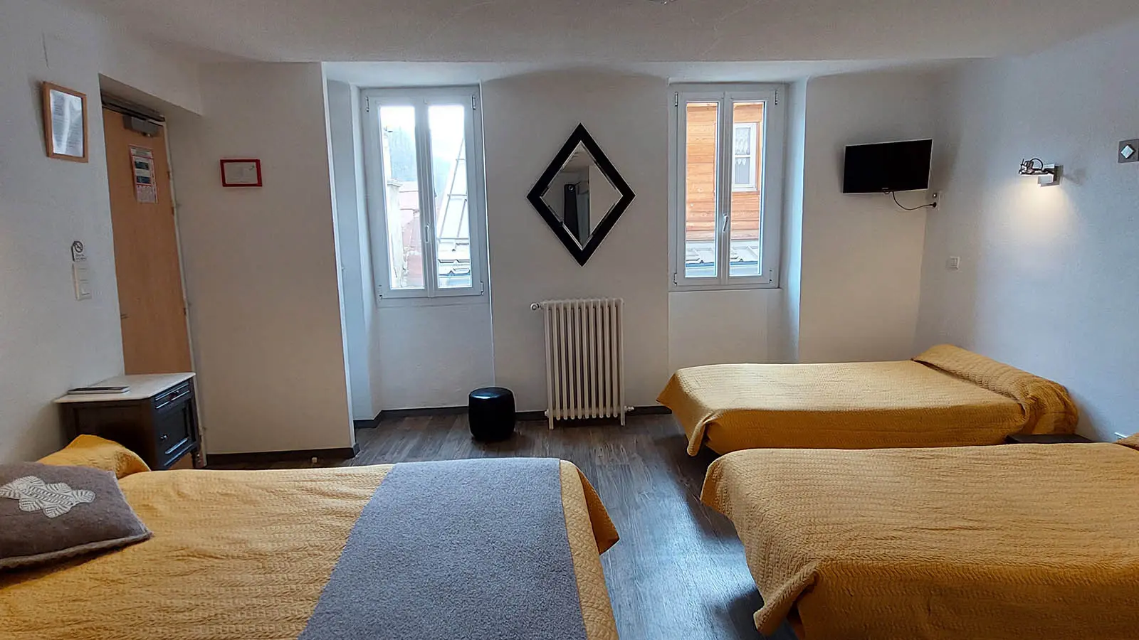 Hôtel Pascal, Allos chambre familiale