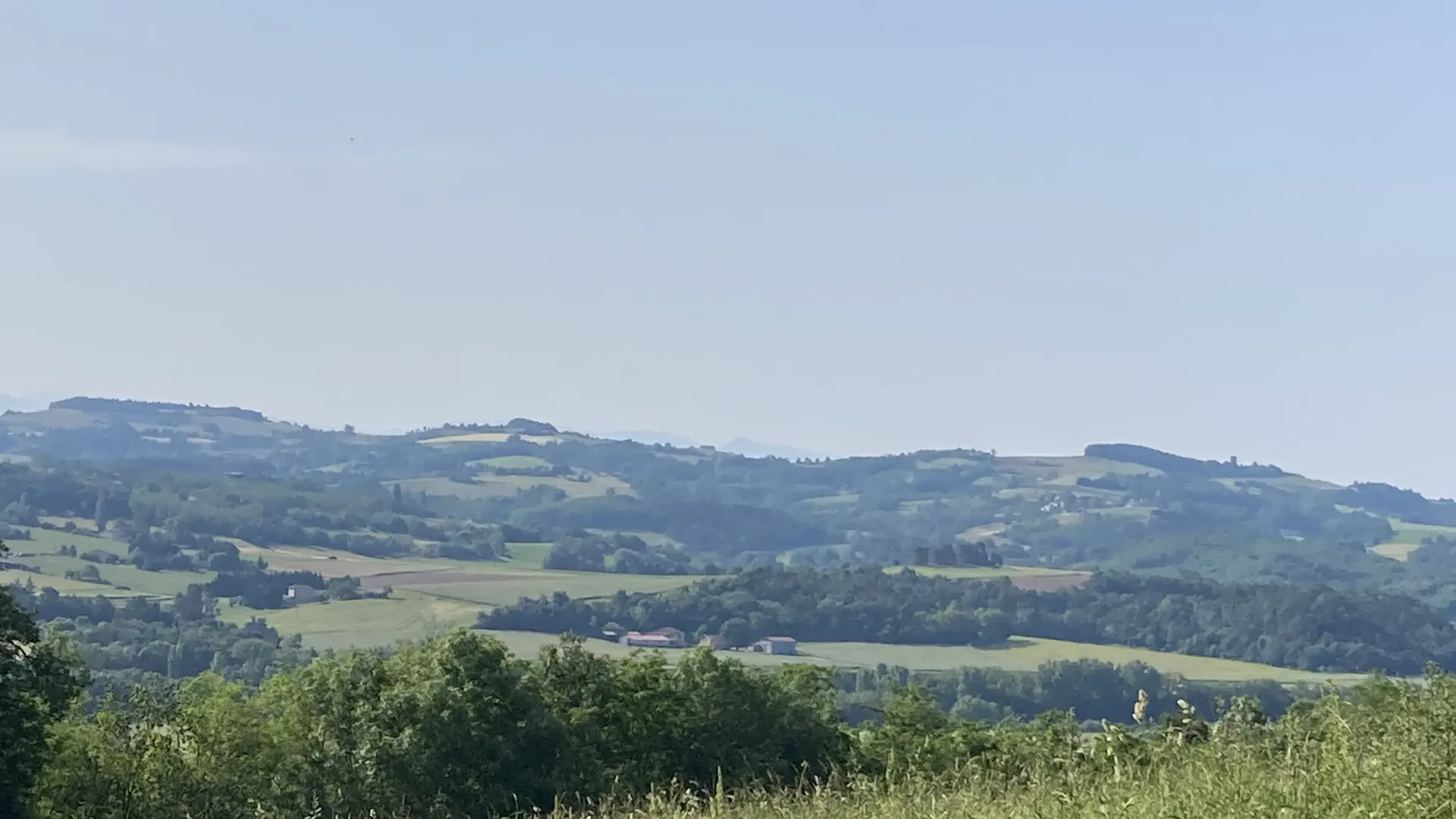 Vue panoramique Drôme des collines