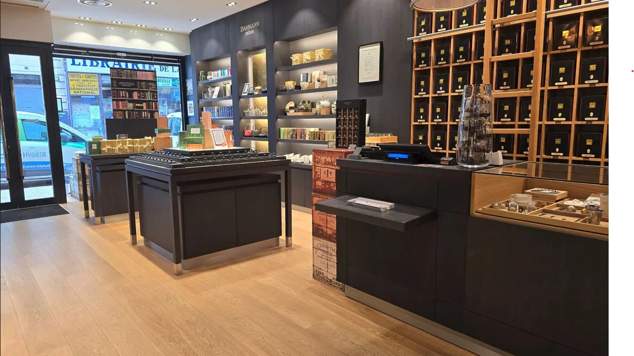 Intérieur de la boutique