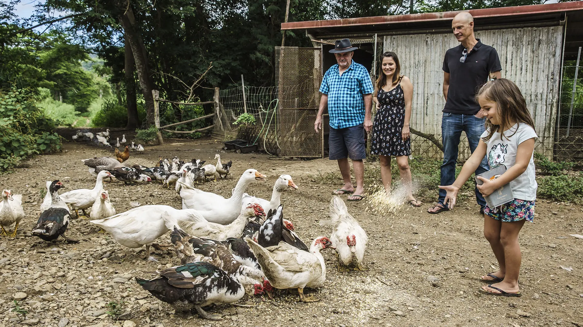 Visite de la Ferme Auberge de Pierrat