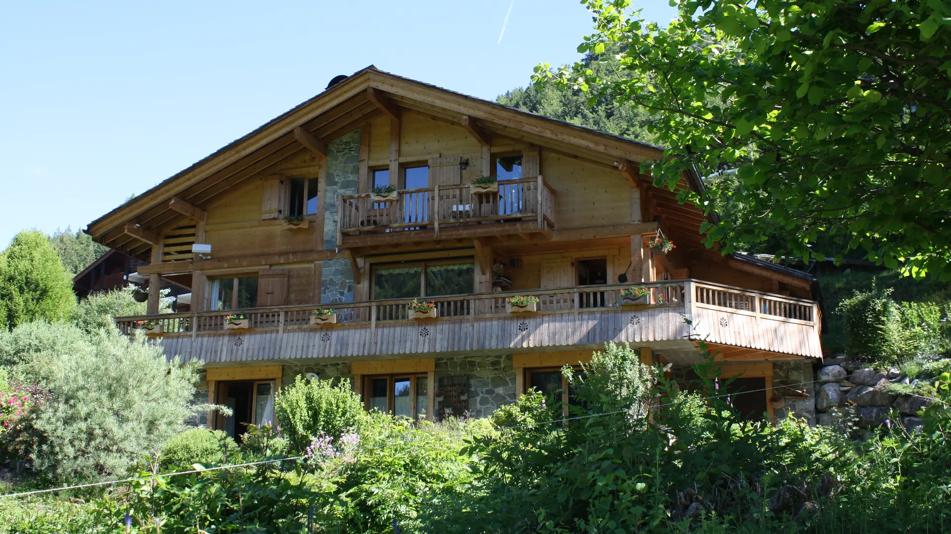 Facade chalet été/Summer facade - Sabaudia - Le Grand-Bornand