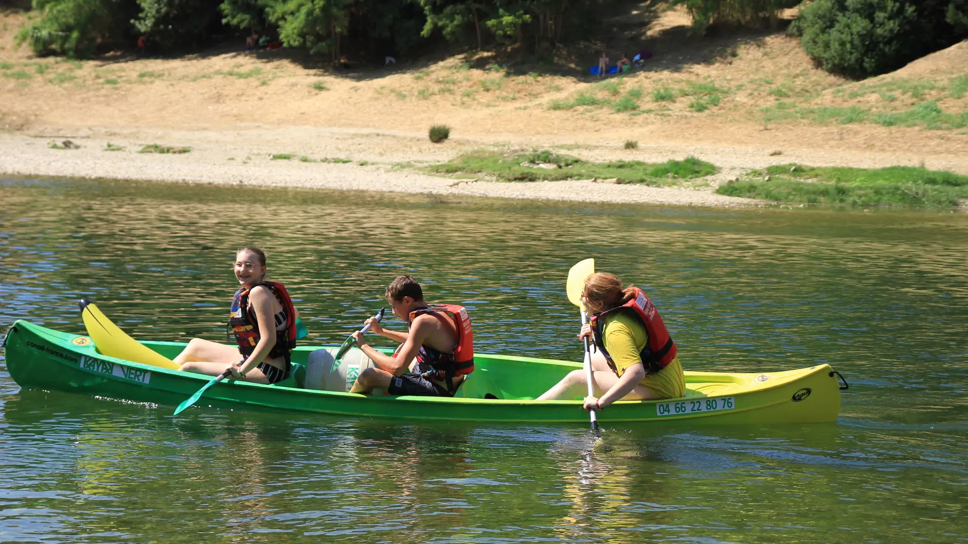 Canoë au Pont du Gard