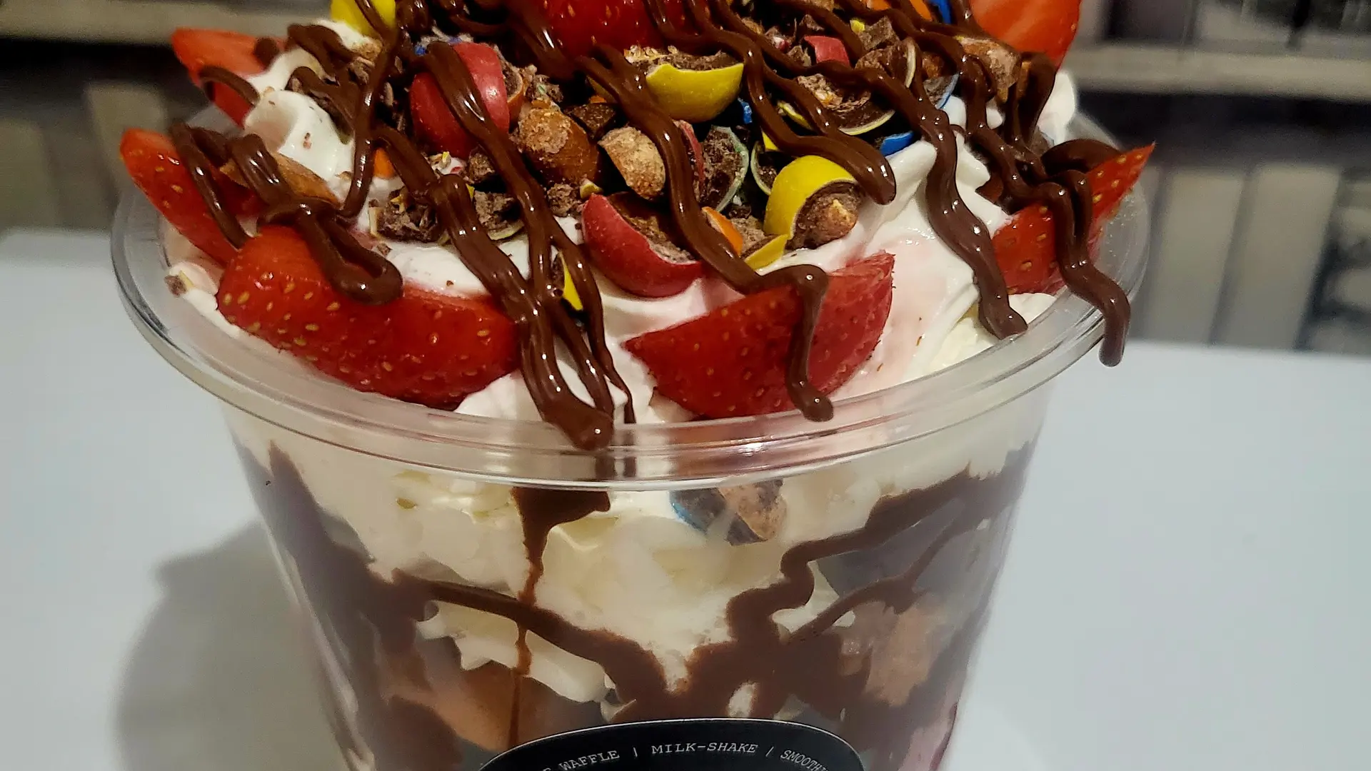 Bubble waffle cup à composer