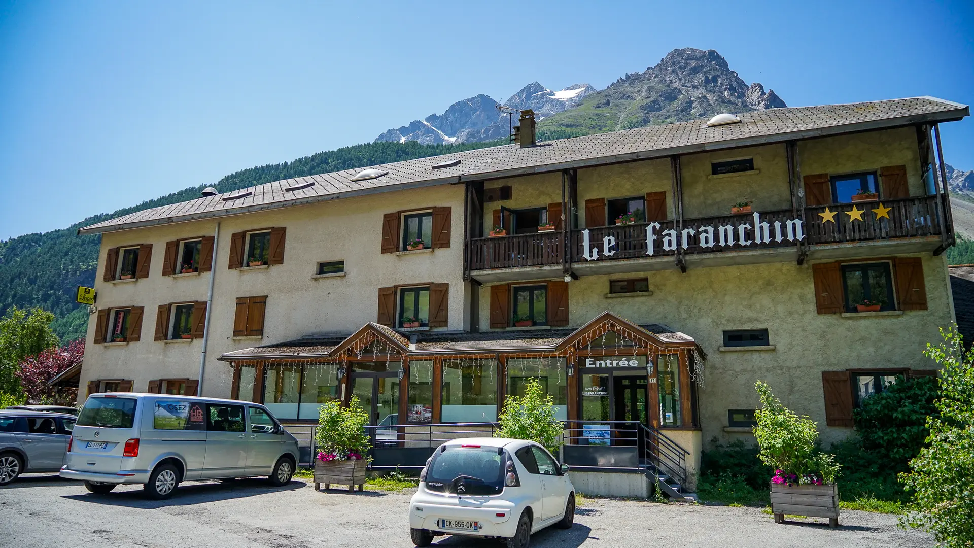 Facade parking du Faranchin