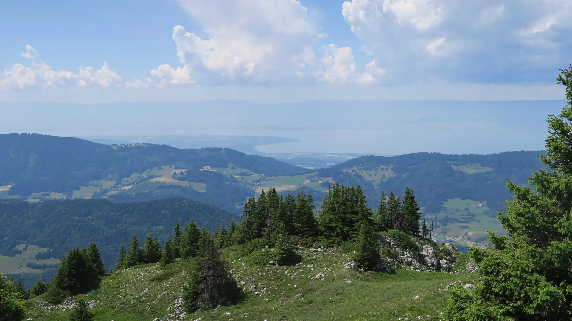 Vue Léman depuis Pointe d'Ireuse