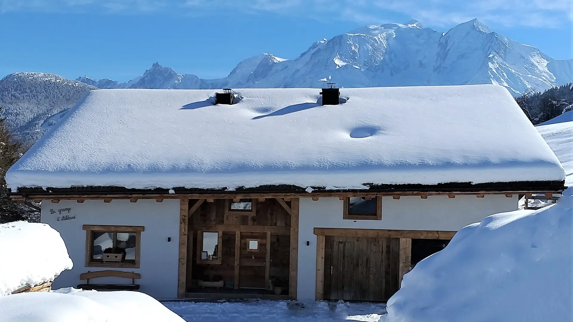 La Grange d'Aldaré en hiver