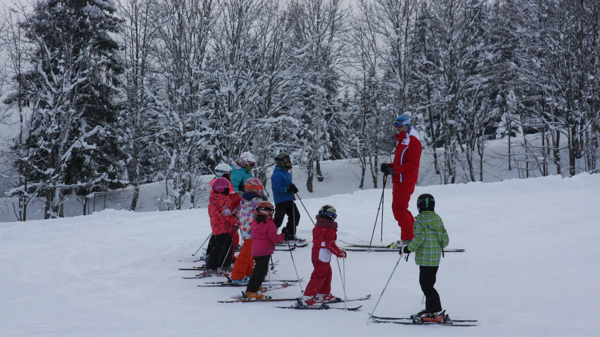Cours sur pistes de ski