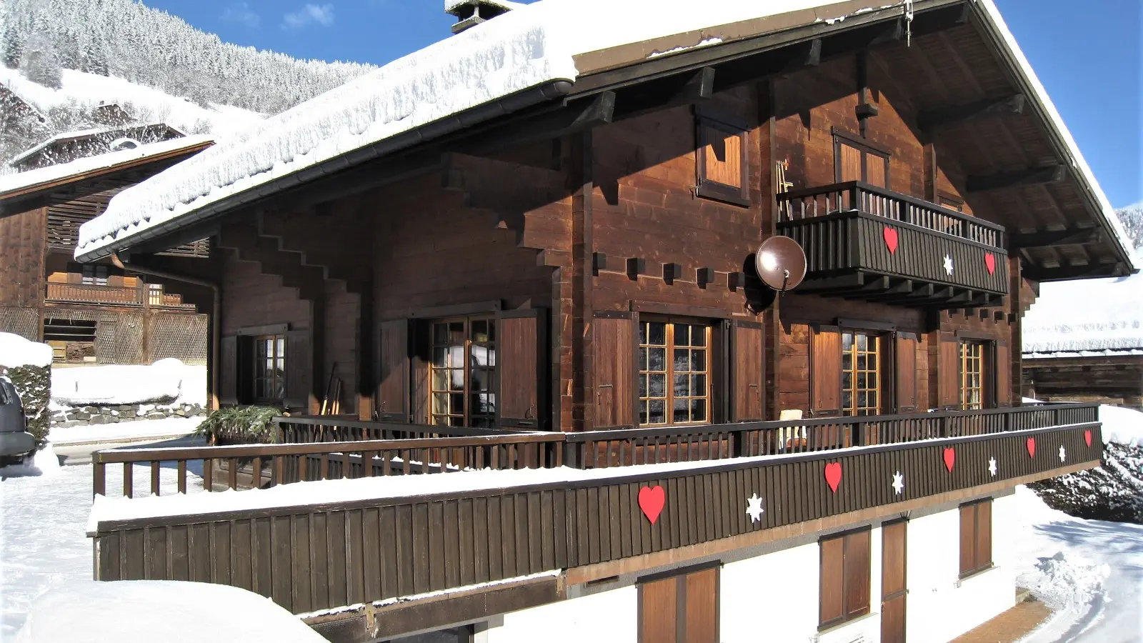 Extérieur chalet hiver/Outside winter chalet-Bris'orage-Le Grand-Bornand