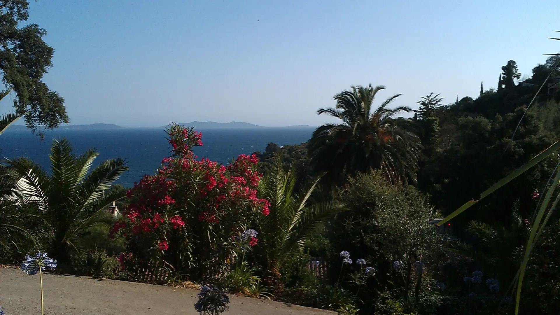 vue de la terrasse