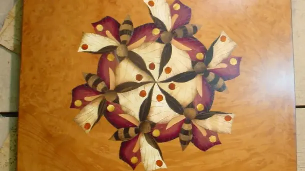 Stage de marqueterie - St Bonnet le Château - Frédo Ltd