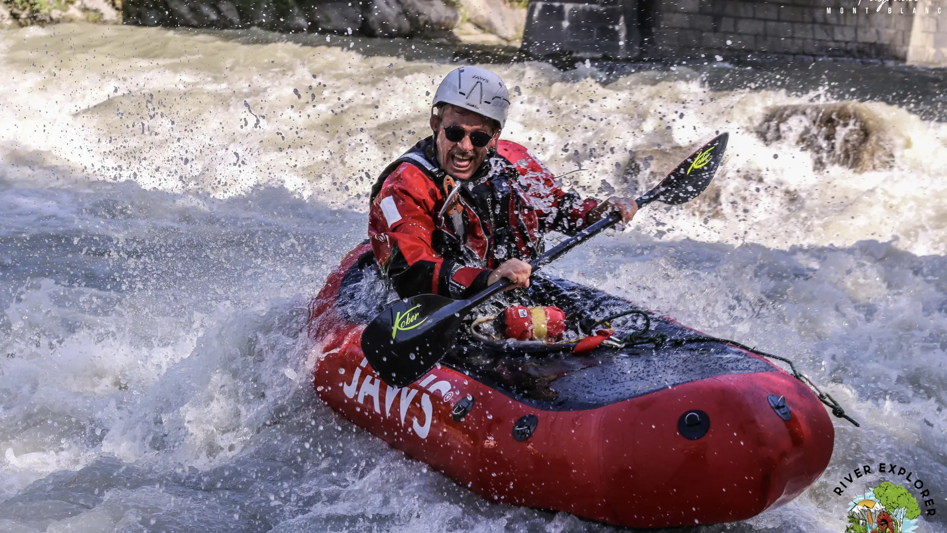 Packraft SPORTS-AVENTURES-PASSY-ARVE-River Explorer Original - Adventures Payraud Session Raft ©