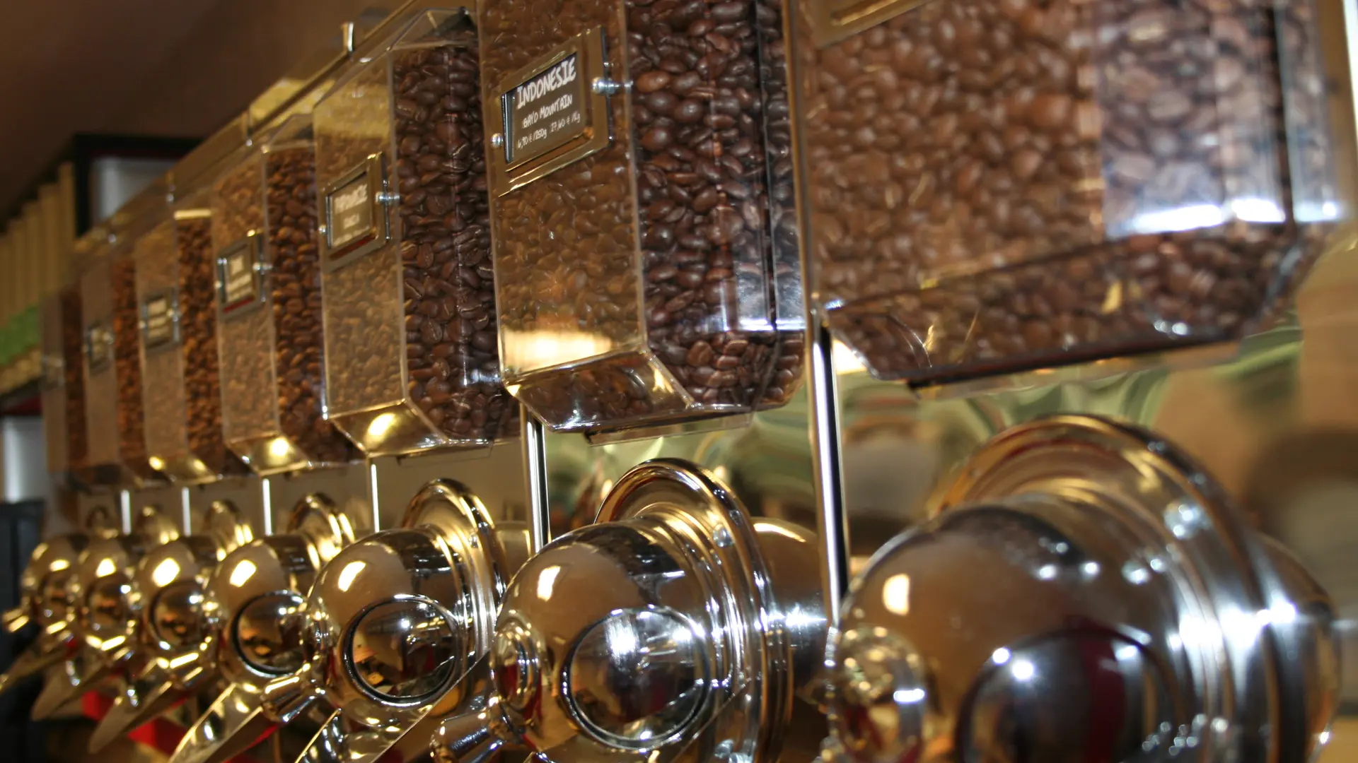 Gama de cafés en grano