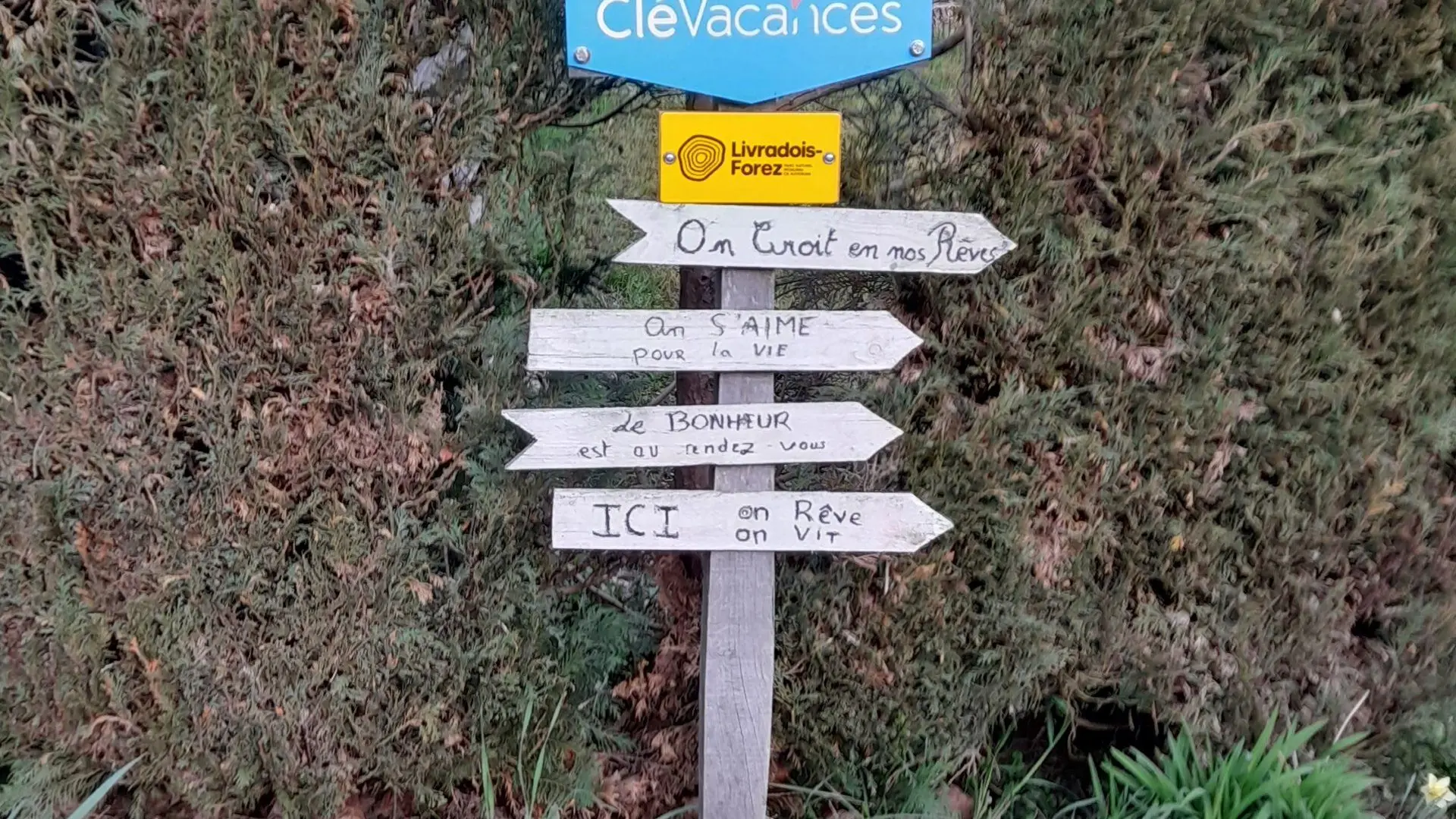 Panneaux directionnels Sensation nature