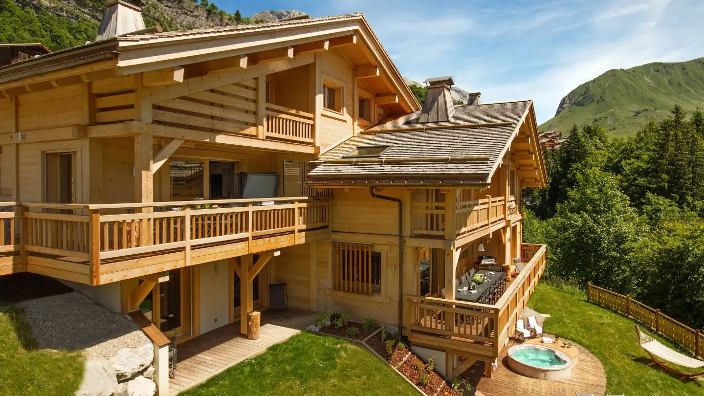 Les chalets Macarons peuvent être loués ensemble et accueillir jusqu'à 27 pers