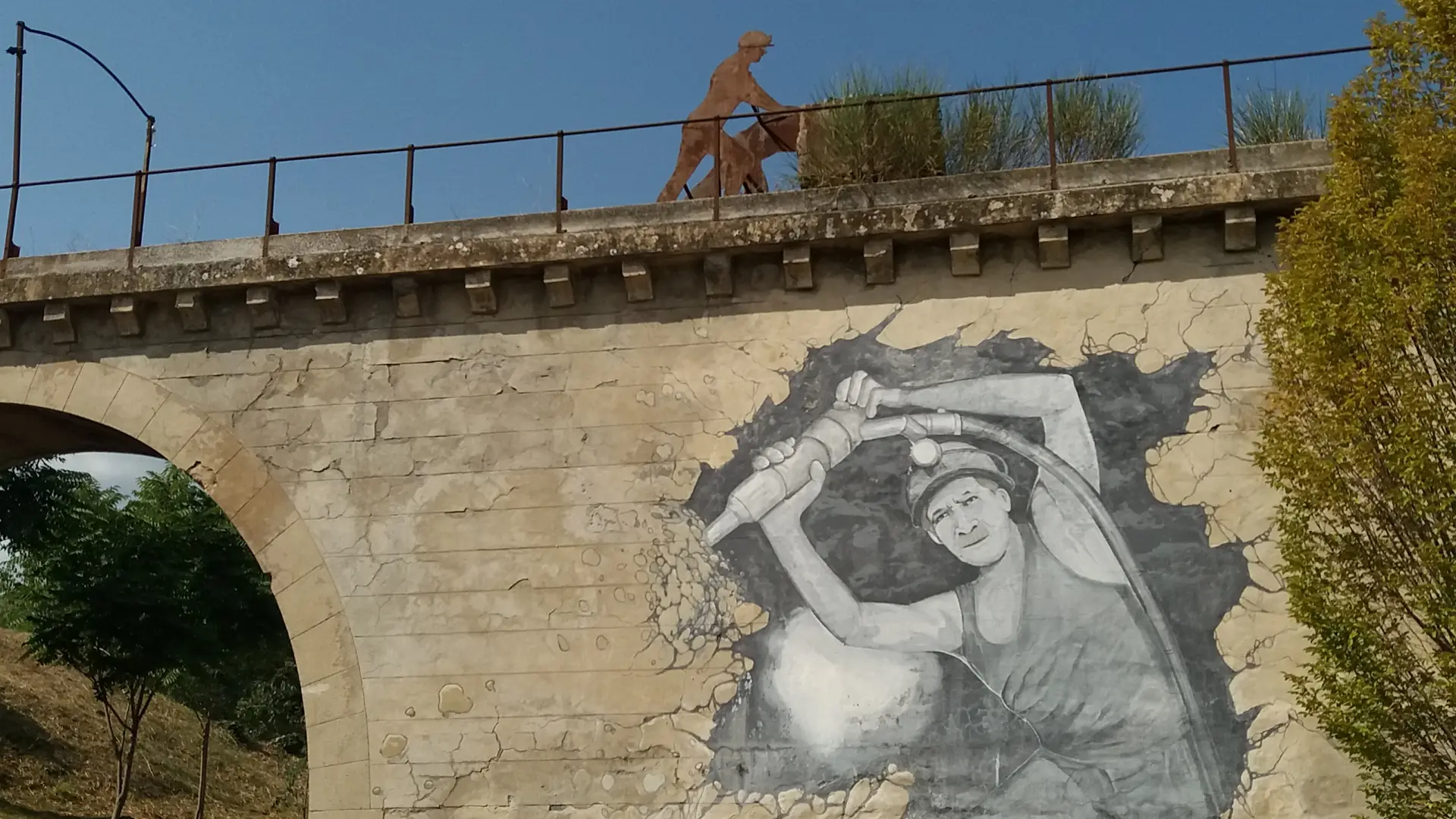 Fresque de la mine de Gaude