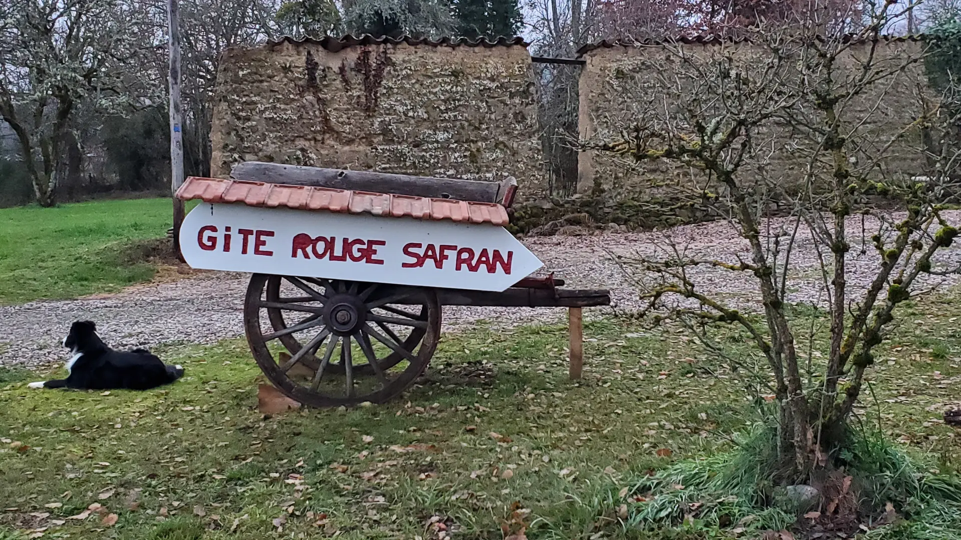 Panneau gîte