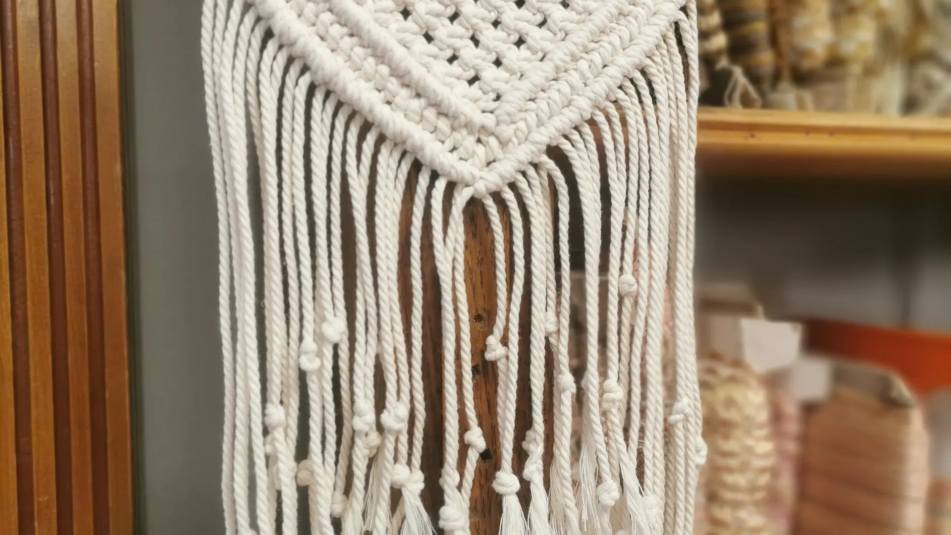 tenture en macramé