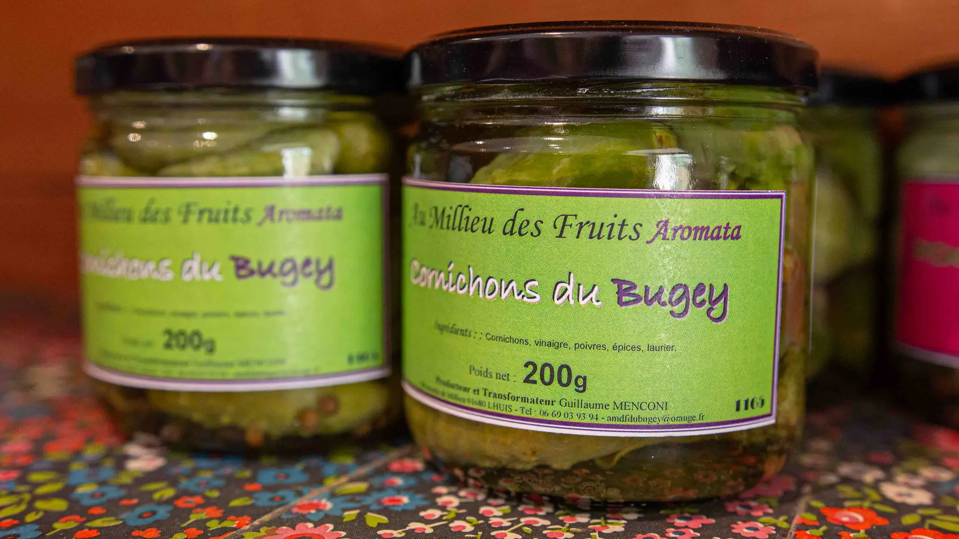 Cornichons et pickles.