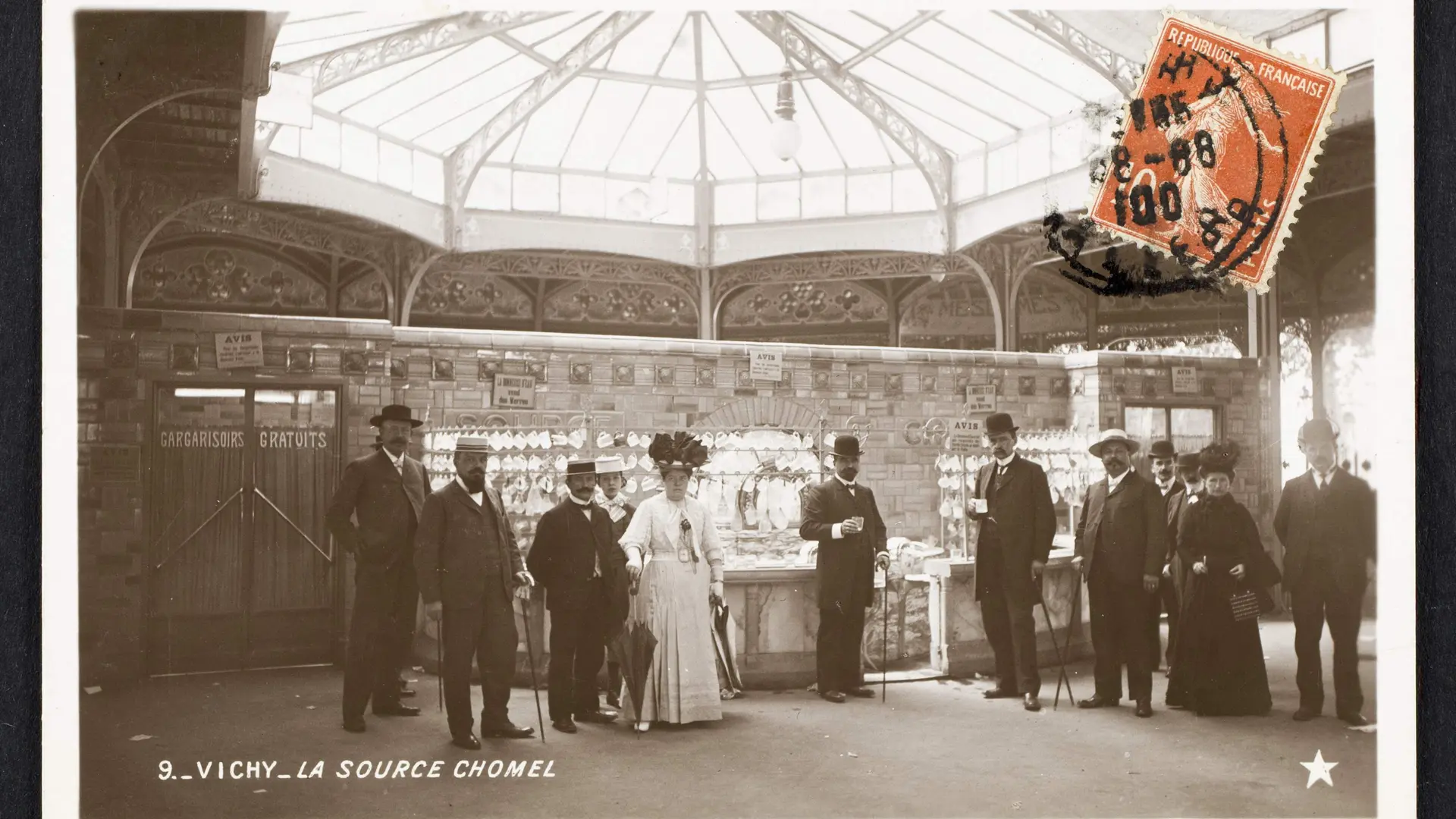 Carte postale, vers 1910