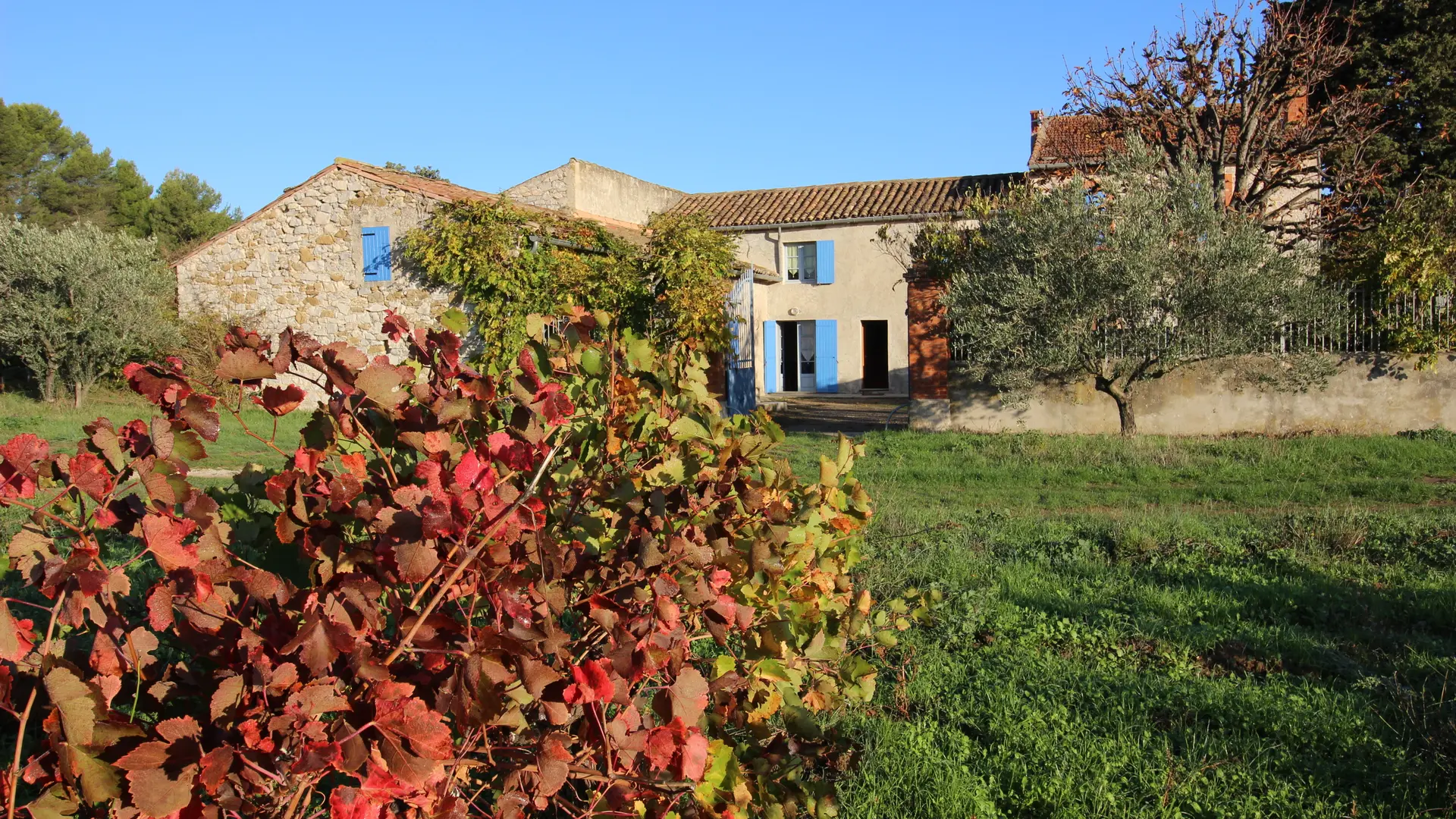 la maison à l'automne