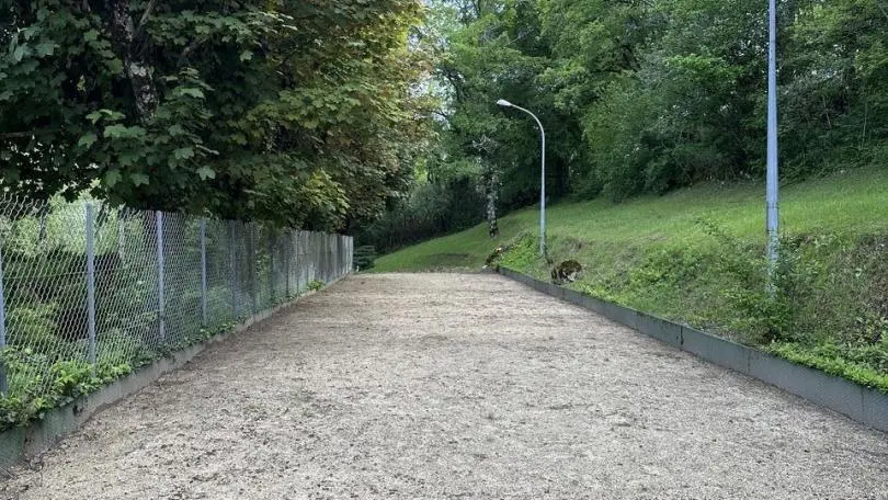 Espace pétanque
