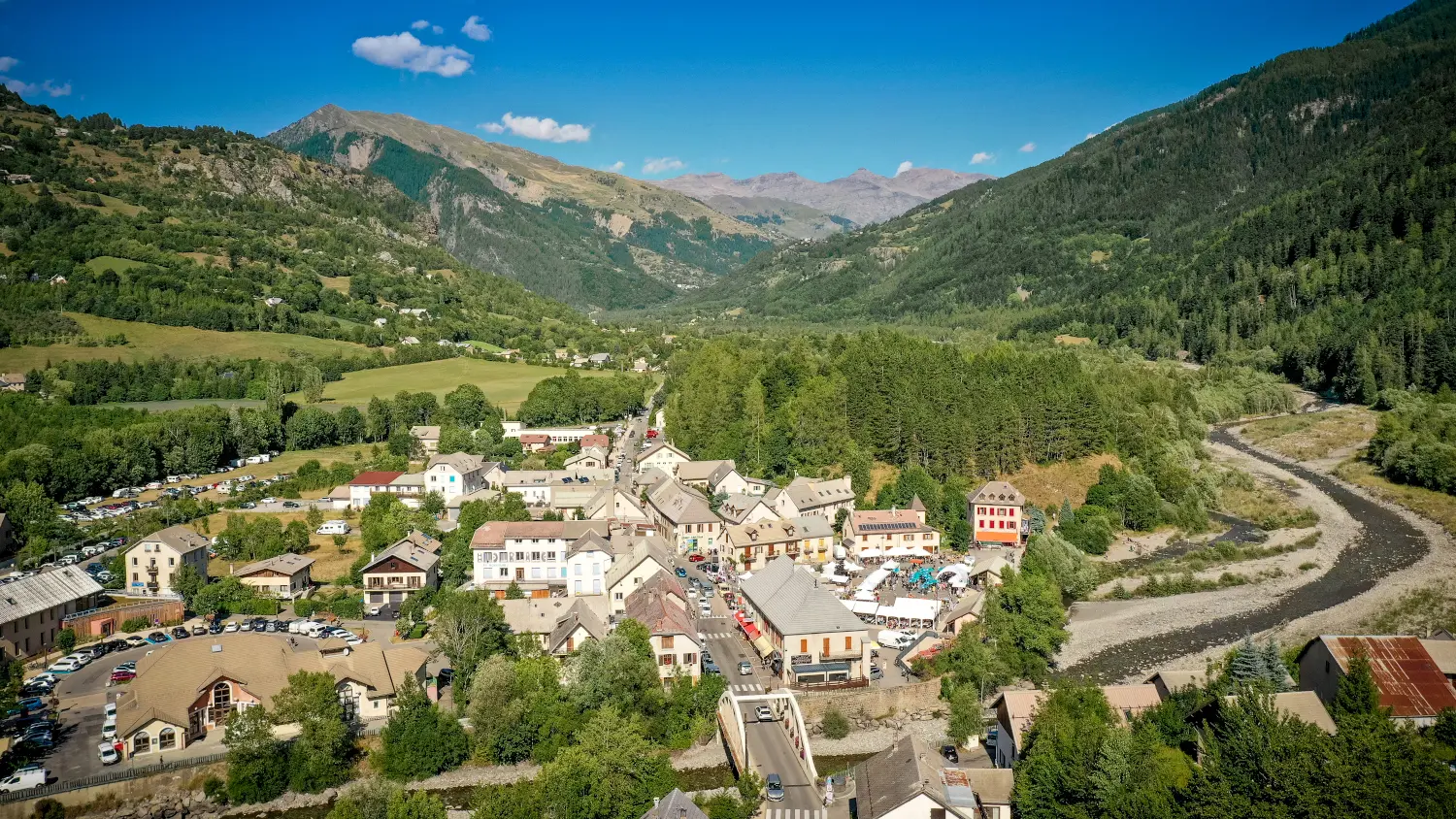 Village de Pont du Fossé, vallée du Champsaur