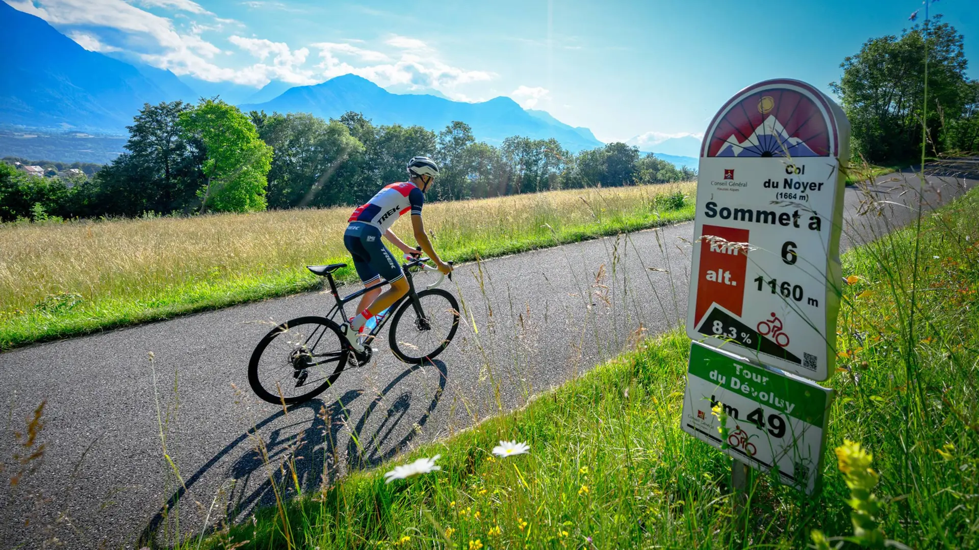 Montée du col du Noyer