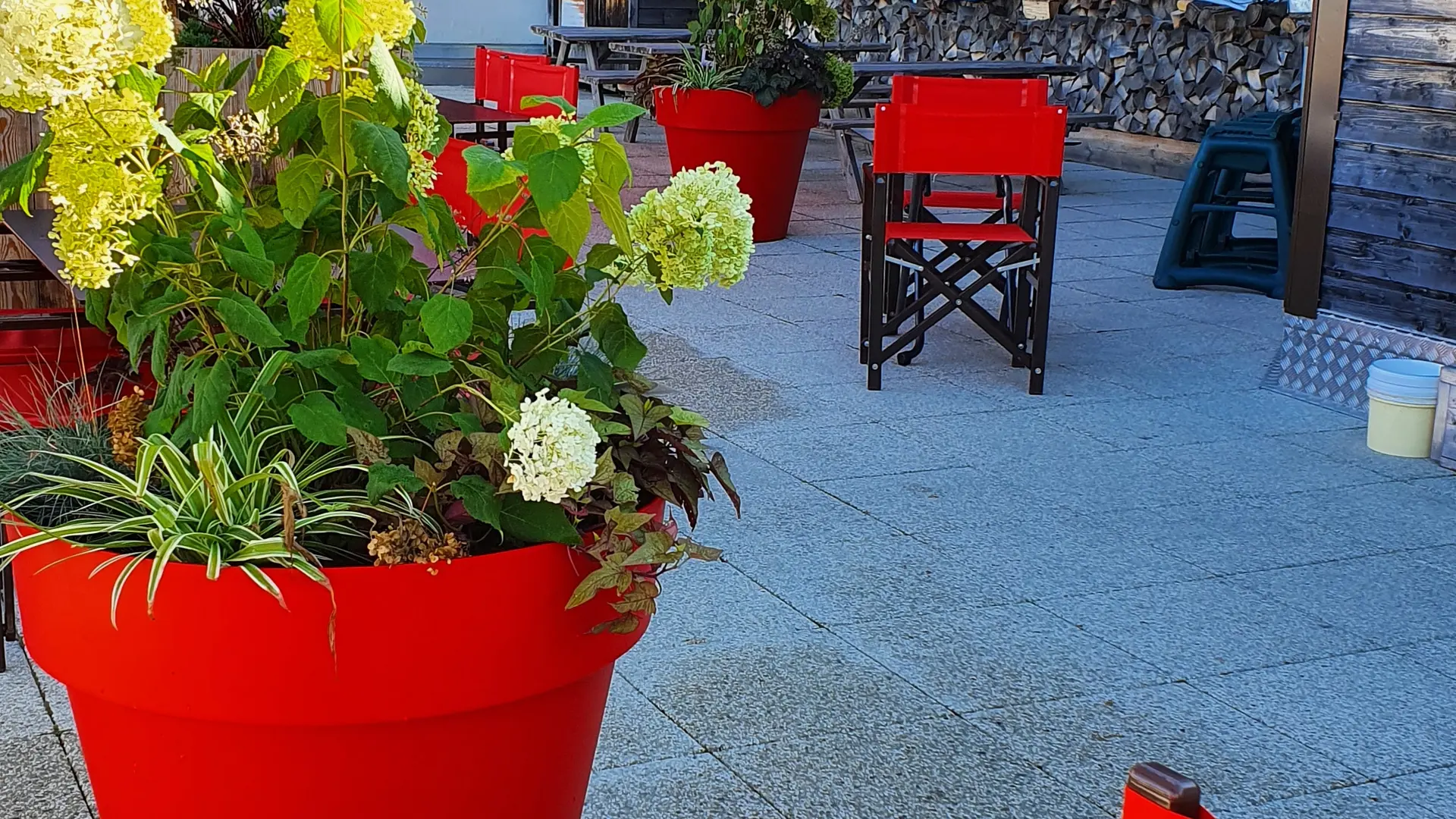 La Terrasse du Morclan en été