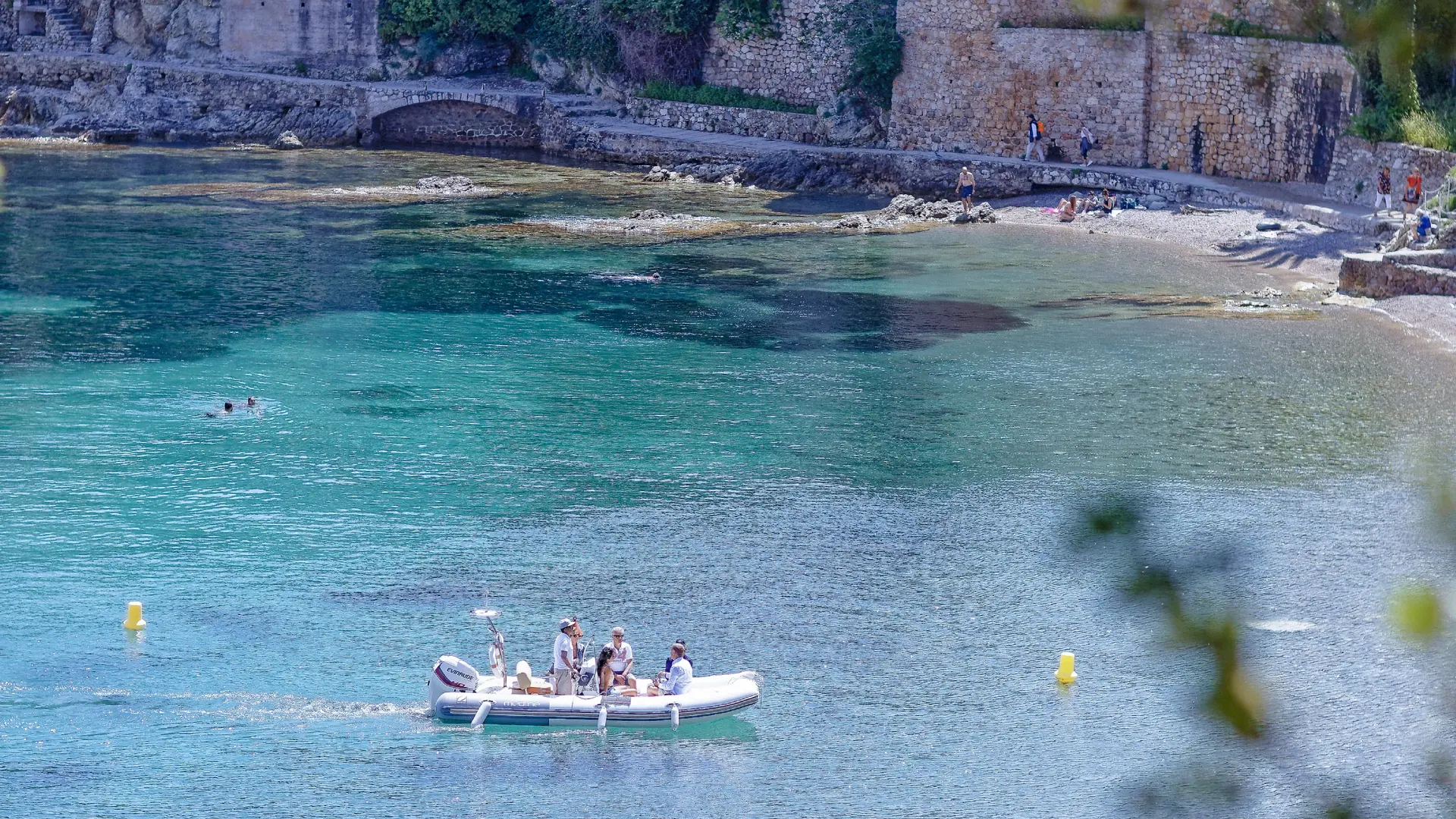 Paloma Beach - Arrivée en bateau